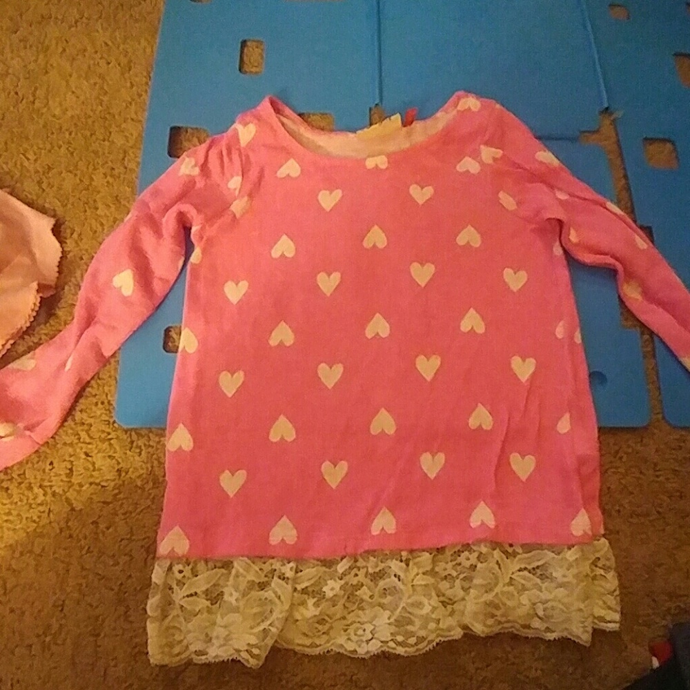 Girls heart blouse