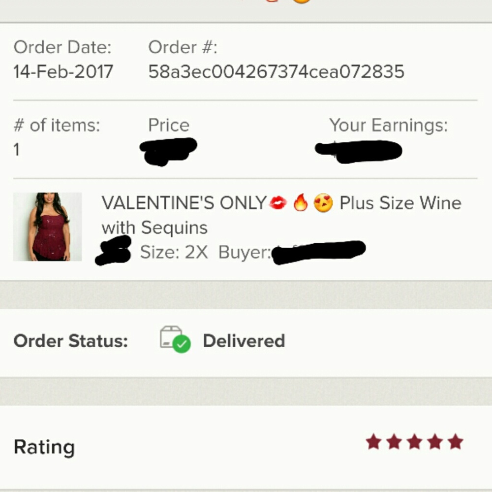 2 time Host Pick  Plus Size Wine with Sequins - Picture 4 of 6