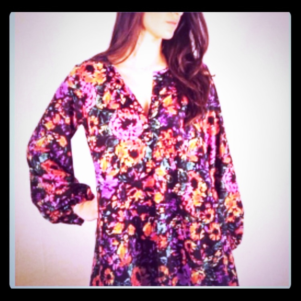 Floral tunic