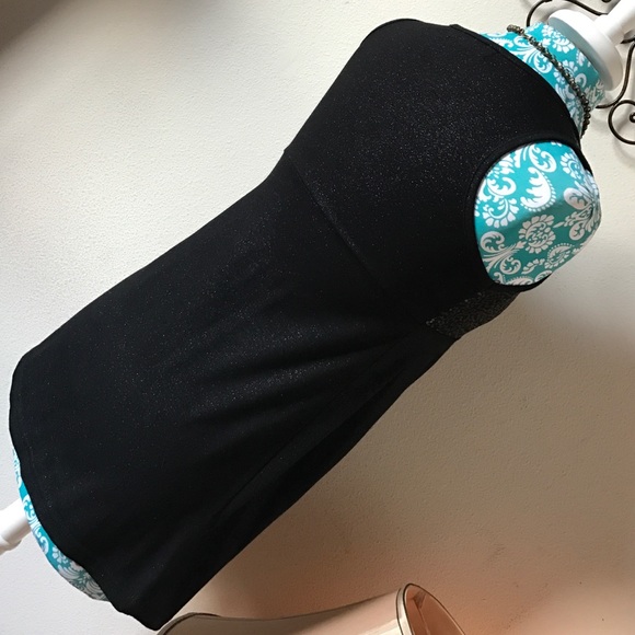 SOLD 213 Black Sequince Soft Cotton Pleated - Picture 4 of 4