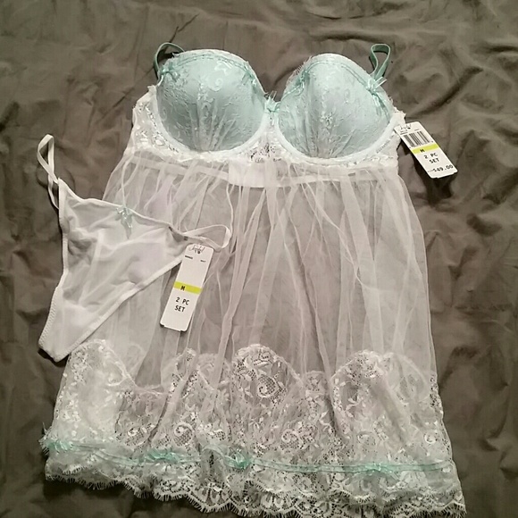 Jezebel Other - 2 piece Bridal babydoll dress