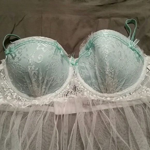 2 piece Bridal babydoll dress - Picture 3 of 3