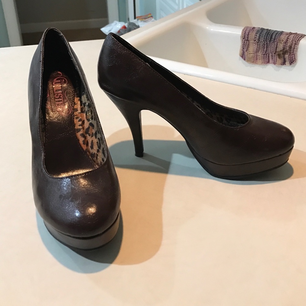 Brand new burgandy heels