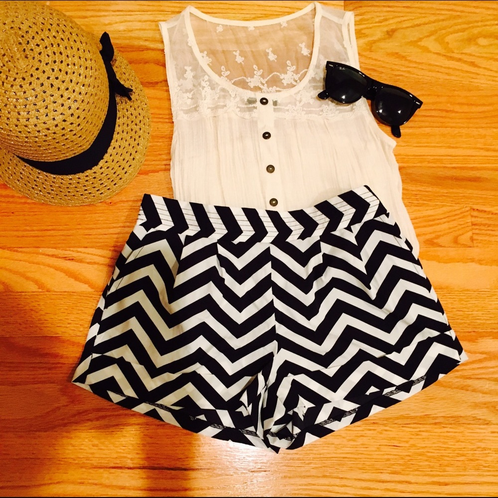 Chevron Shorts