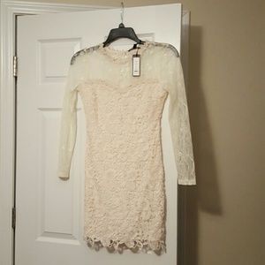 Cream dinner dress NWT