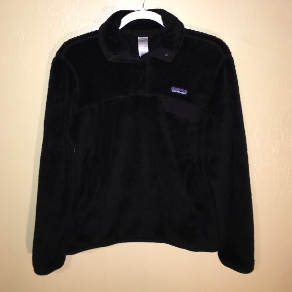 PATAGONIA sz S Women's Re-Tool Blck Thermal Fleece