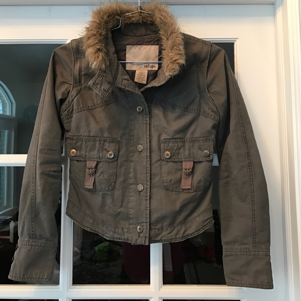 🔵Awesome gray moto jacket with detachable sleeves