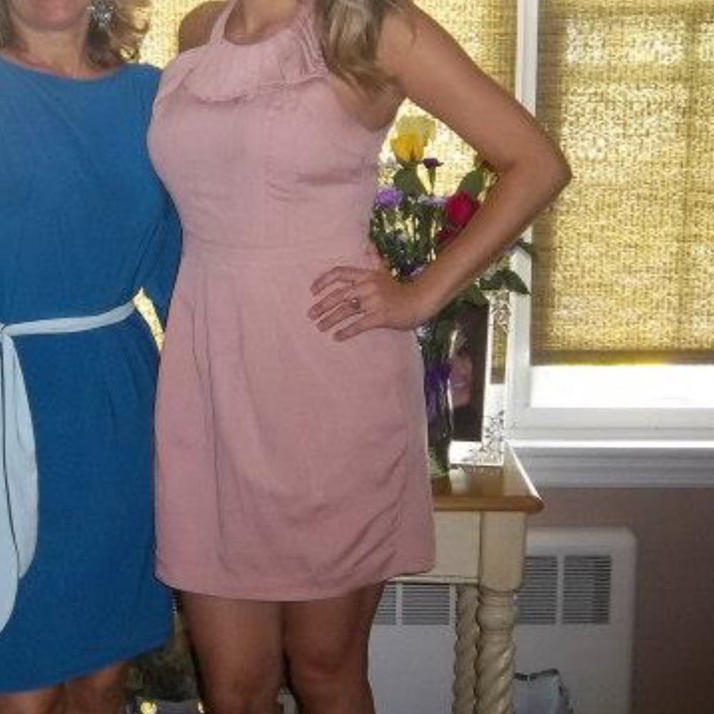 Pale pink formal dress