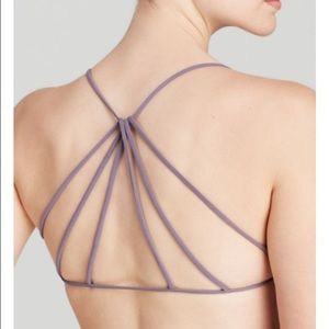 Free People Strappy Bralette M/L graphite color