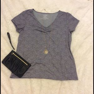 L.L. Bean women's patterned Short Sleeve Tee