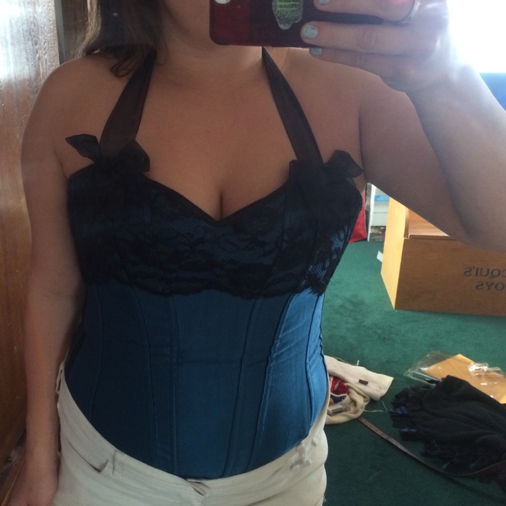Lace corset