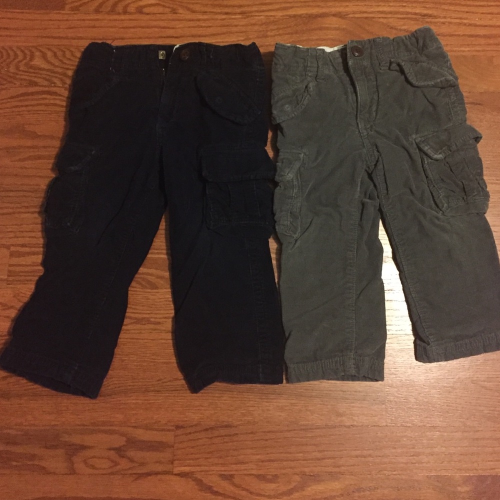 Gap corduroy cargo pants bundle size 2T