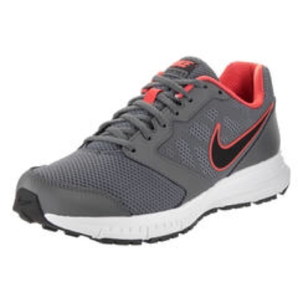 Nike Grey, Black, & Orange Sneakers
