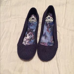 Navy blue flats - 6