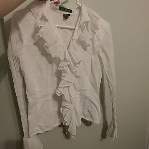 Ruffled Ralph Lauren blouse