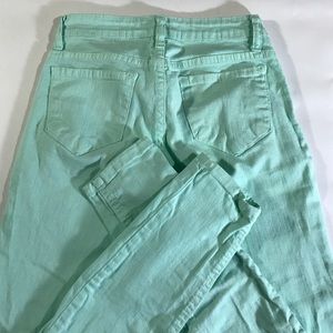 Cello Jeans Jeans - Cello Jeana Mint Green Skinny Cigarette Jeans XS Cello Jeans Jeans - Cello Jeana Mint Green Skinny Cigarette Jeans XS