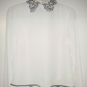{Forever21} white blouse