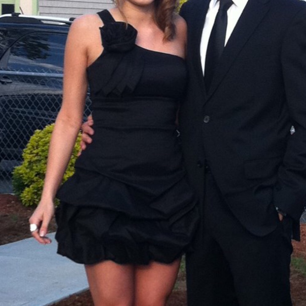Black formal dress