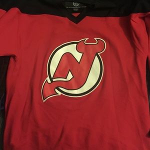 New Jersey Devils Hockey Jersey ScreenPrinted