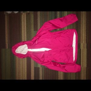 Bright Pink Columbia Rain Jacket