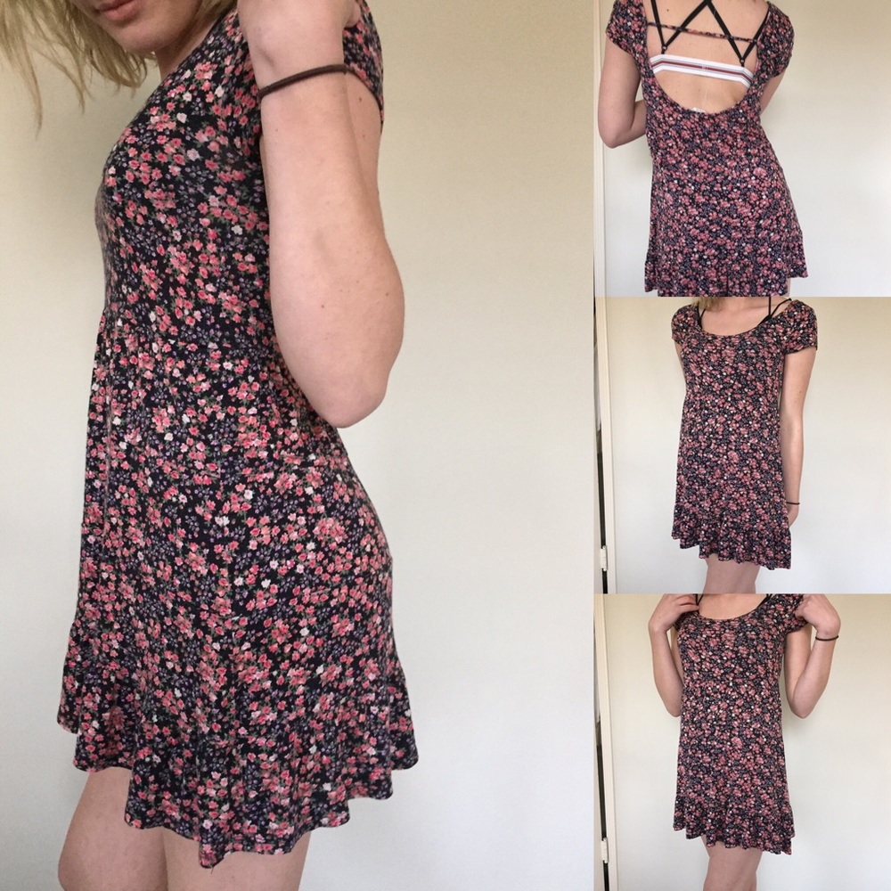 Flowy floral dress