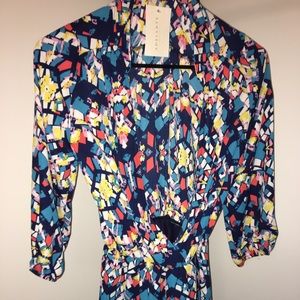 Brand new geometric romper