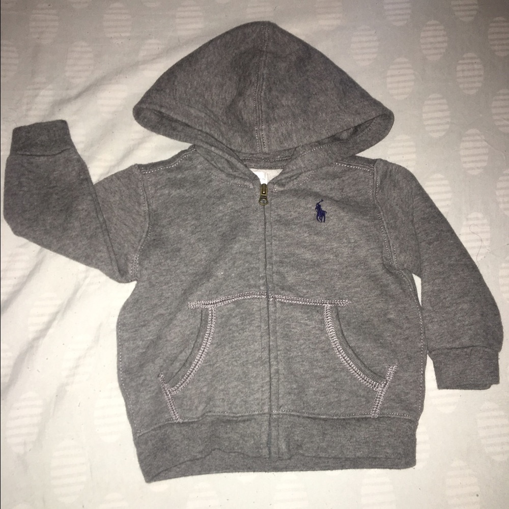 Baby polo zip up