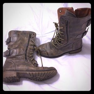 Tan Combat Boots