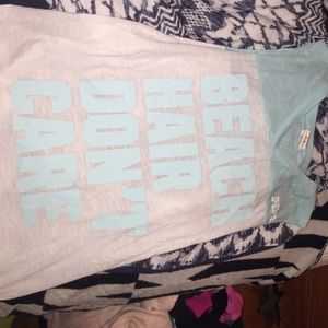 Beach hair don't care tank