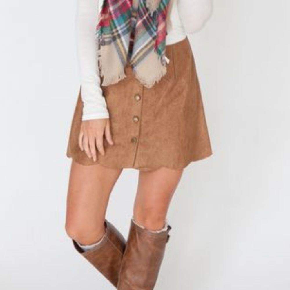 🆕 SALE! {Francesca's​}button down skirt, NWOT