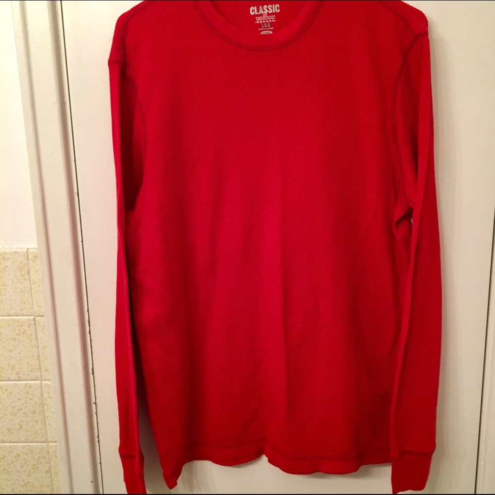 Old Navy Red Thermal