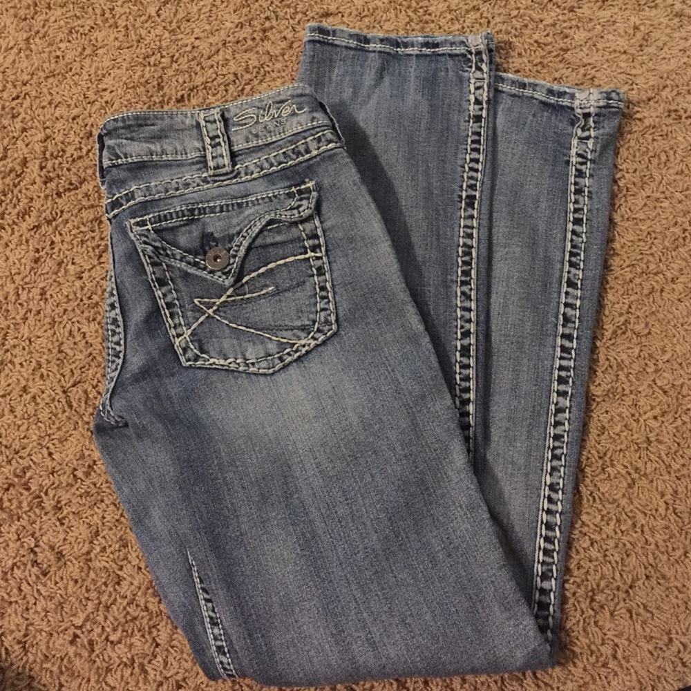 Silver jeans