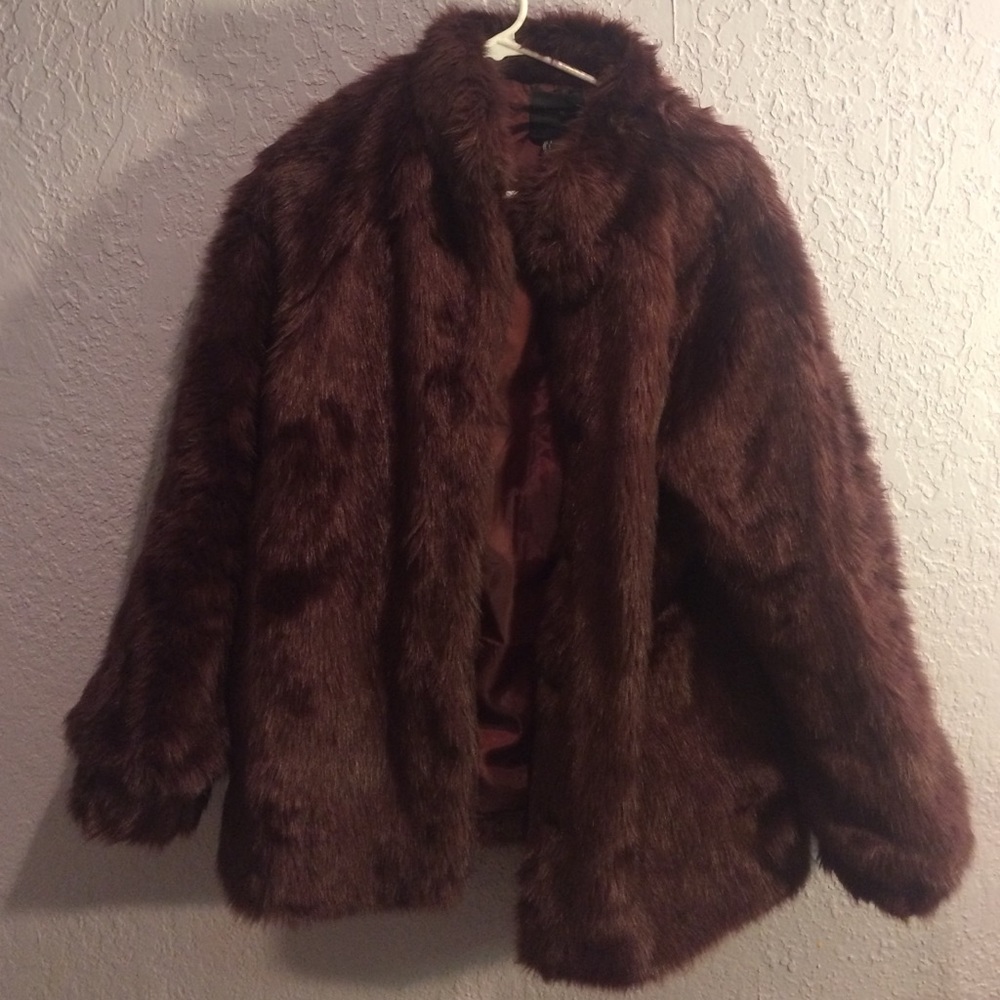 Forever 21 Faux Fur Coat