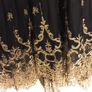Black and Gold dress