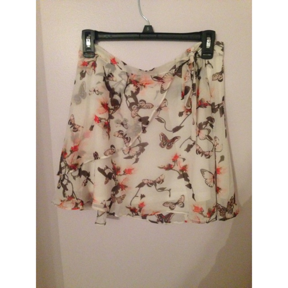 Nasty Gal Butterfly Wrap Skirt