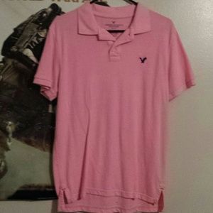 Pink AE polo