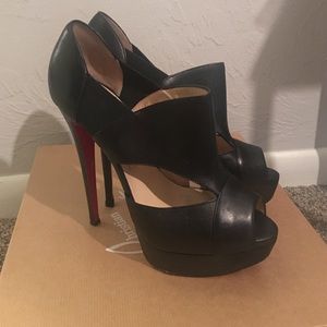 Christian Louboutin Black Platforms 38