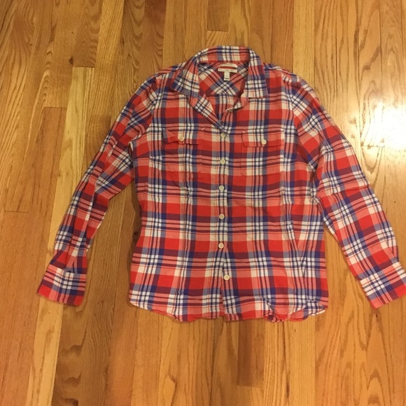 J. Crew Tops - PRICE ⬇️ JCrew plaid shirt