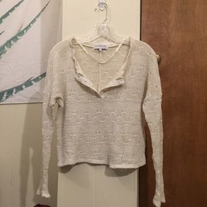 FINAL PRICE - Cream Pullover Light Sweater