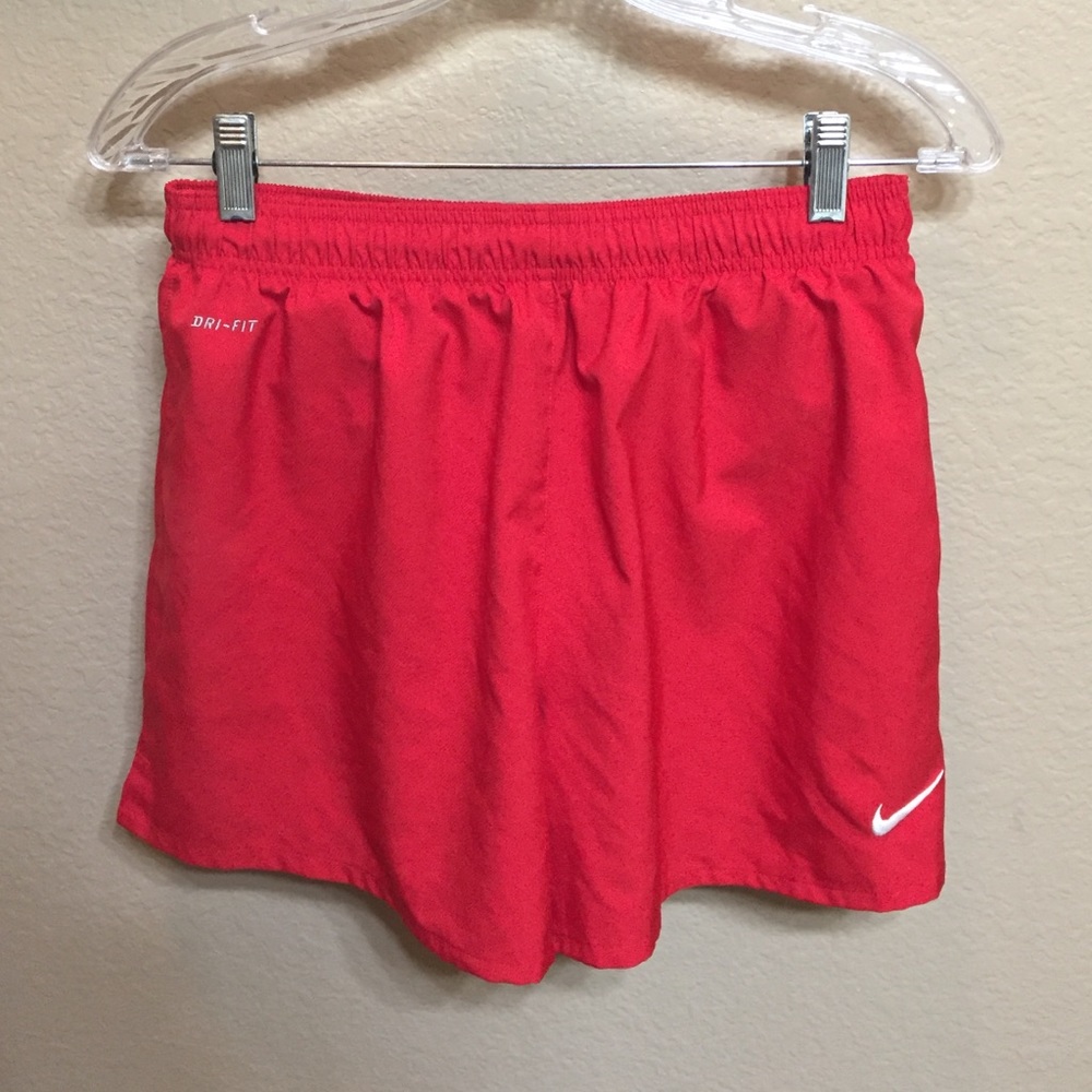 Red Nike Dri Fit shorts Size M