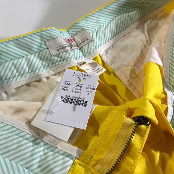 J. Crew Shorts - J.Crew Neon Yellow Bermuda Shorts sz XS 0 J. Crew Shorts - J.Crew Neon Yellow Bermuda Shorts sz XS 0