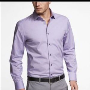 Purple Men's Express dress shirt