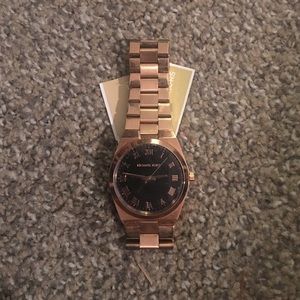 Brand new Michael Kore Rose Gold Watch
