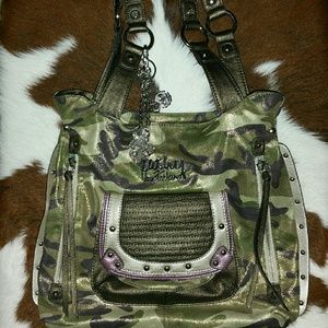 Kathy Van Zeeland Camo Purse