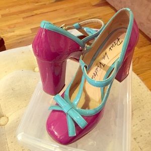 PLV one of a kind block heel maryjane