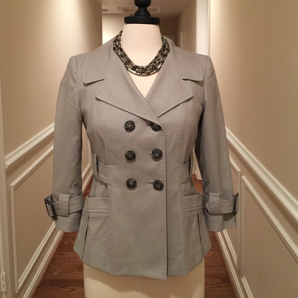 Banana Republic Gray Blazer Jacket