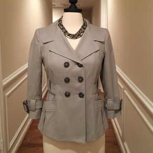 Banana Republic Gray Blazer Jacket