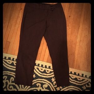 The Limited micro polka dot crop slacks