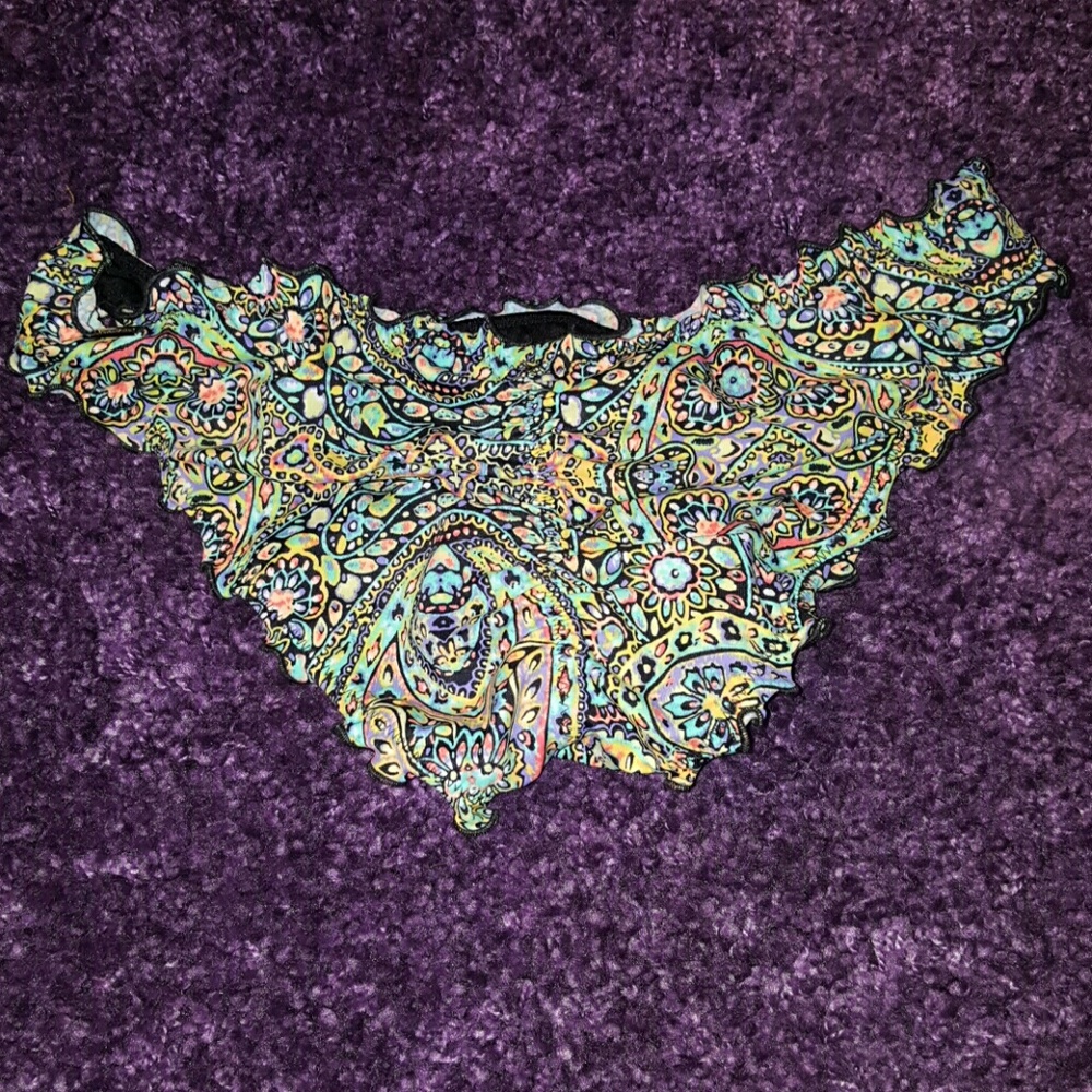 Victoria's Secret Paisley Scrunch Bikini Bottoms