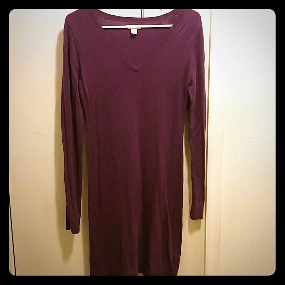 Purple sweater dress from Old Navy